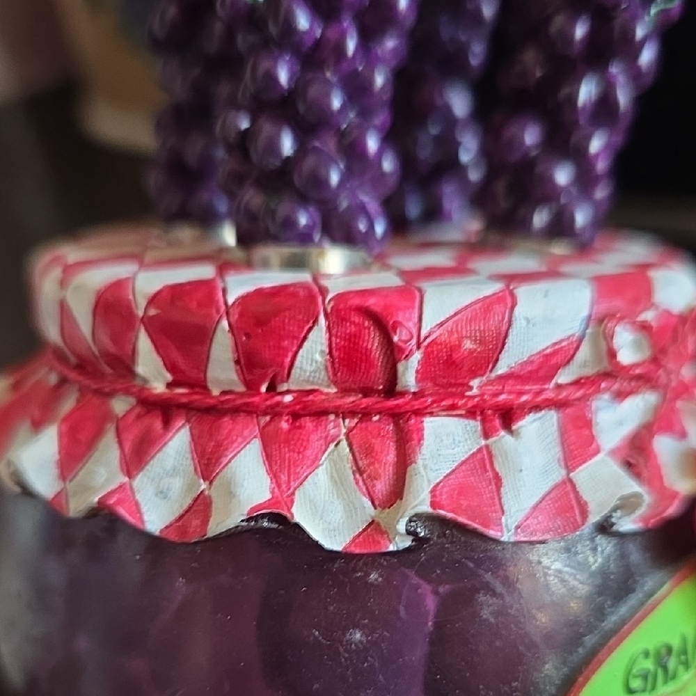 Grape Jelly Jar with Grape Design Spreaders - Picture 3 of 5